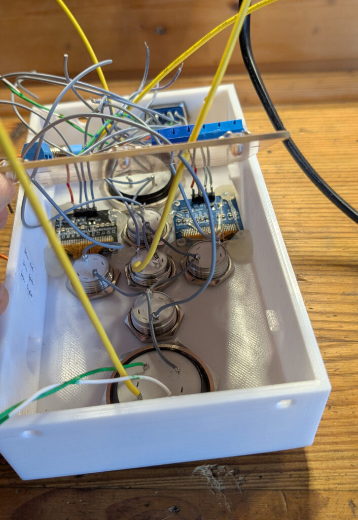 Bedienteil von Innen