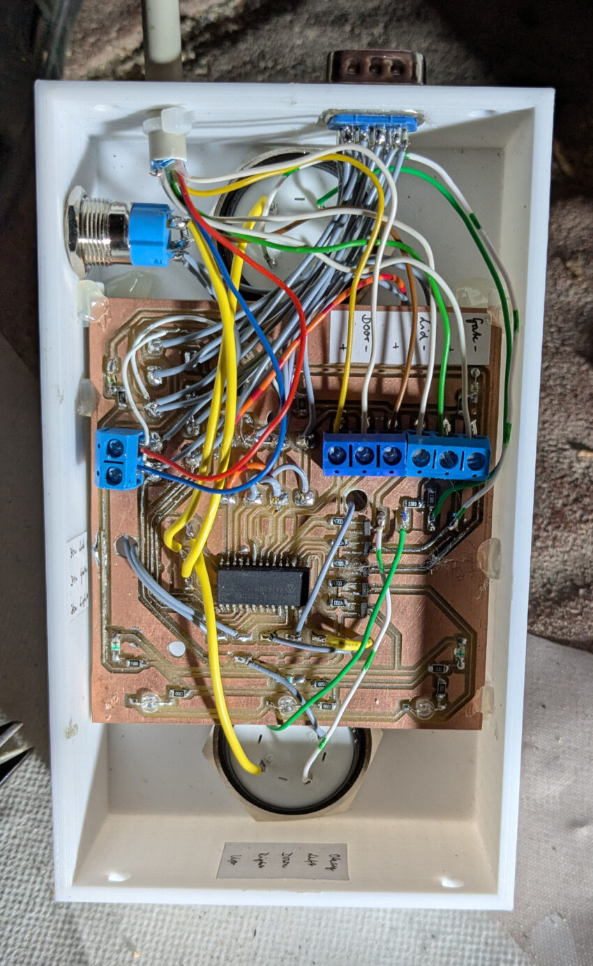 Bedienfeld voll verdrahtet